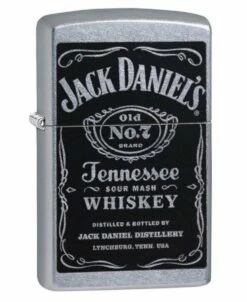 Zippo - Jack Daniels Label Street Chrome