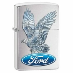 Zippo - Ford Eagle Brushed Chrome