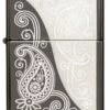 Zippo - Black Ice Paisley