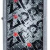 Zippo - Logo Checker Plate Street Chrome -Gift Box Sales zippo logo checkerplate street chrome 1
